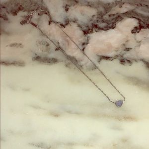 Kendra Scott lavender necklace